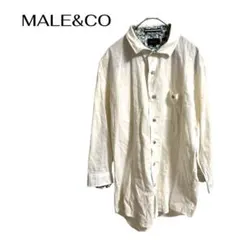 C0264 MALE&CO メンズシャツ　オフィスカジュアル　デートパーティーのサムネイル