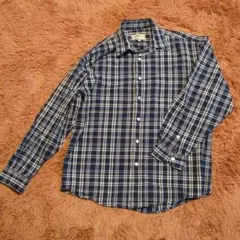 Eddie Bauer　チェック柄　綿100%　カジュアルシャツ　サイズM