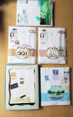 新品未使用の半袖肌着【男性用】5点セット！