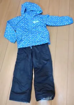 IGNIO 子ども用スキーウェア 青い水玉