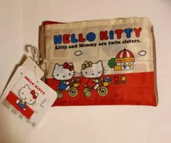 ハローキティ　エコバッグ　レトロデザイン　しまむら