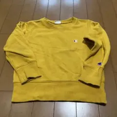 Champion トレーナー イエロー 120