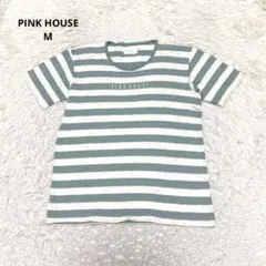 ピンクハウス　半袖　Tシャツ　カットソー　ボーダー　日本製　綿100% Mのサムネイル