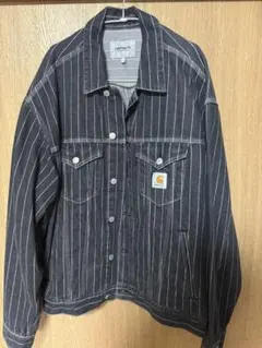 Carhartt ストライプ デニムジャケットのサムネイル