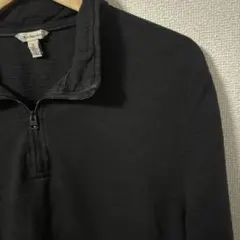 Calvin Klein Jeans XL ハーフジップ 長袖カットソー 黒のサムネイル