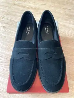 【新品】REGAL GORE-TEX スウェードローファー 黒 25½