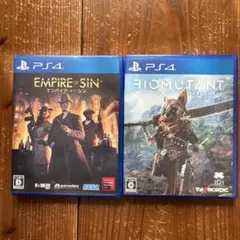 ps4ソフト「バイオミュータント」「エンパイア・オブ・シン」２本セット