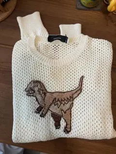 COACH アニットセーター M 恐竜刺繍のサムネイル