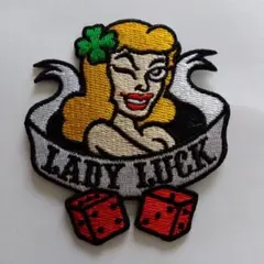 LADY LUCK アイロン ワッペン