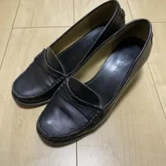 REGAL パンプス ローファー 23cm ブラック黒本革