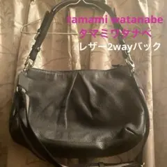 【新品未使用】tamami watanabe バンブーがま口　ショルダーバッグ tamami watanabe タマミワタナベ チェリー2wayショルダーバッグ