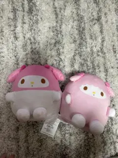 マイメロディ ぬいぐるみ 2体セット　MMペアミニクッション　サンリオ