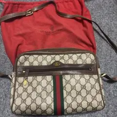 美品 希少 正規品 GUCCI オールドグッチ ヴィンテージ シェリー GG柄