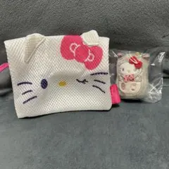 ハローキティ メッシュポーチ 森の小動物 シークレットマスコット セット