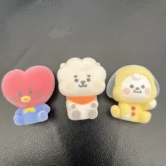BT21 フロッキーフィギュア　3個セット