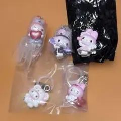 サンリオ　マイメロディ　マイメロ　カプセルトイ　めじるしアクセサリー　スイング