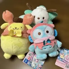 ナムコdeハロウィン2025 マーメイドファンタジー　ぬいぐるみ　全3種セット