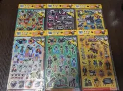 ひつじのショーン　キラッとシール　全6種類コンプリートセット