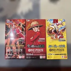 ONE PIECEカードBOX3種まとめ売り 受け継がれる意志など