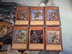 遊戯王　決闘者の王国　霊使い　絵違い　DK01 スーパー　6種セット