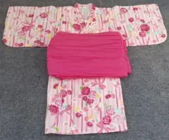 サンリオ マイメロデ 浴衣セット ピンク Sanrio 120セット　帯びつき