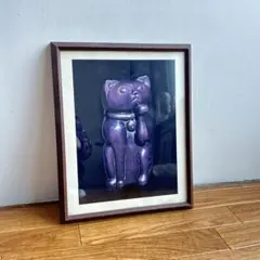 猫 悠々閑適」水墨画額 肉筆保証 - メルカリ