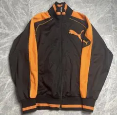 puma プーマ　トラックジャケット　ブラック×オレンジ　XL相当　小松菜奈