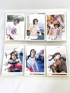 【希少品】嵐　松本潤　公式写真　旧嵐ロゴ　デビュー初期