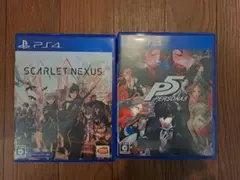 SCARLET NEXUS & PERSONA 5 PS4ソフト
