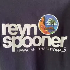 Reyn Spooner プリントTシャツ ネイビー Sサイズのサムネイル