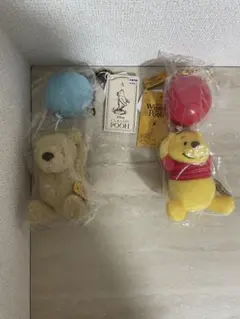くまのプーさん展 100周年 会場限定 大阪 キーチャームマスコット 風船