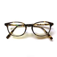 JINS ボストン型 メガネ ブラウンデミ 軽量 クラシック 度入り フレーム