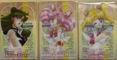 セーラームーン 缶バッジ　カードセット
