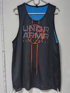 UNDER ARMOUR 2XL リバーシブル バスケ タンクトップ　■