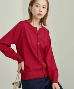 ロペピクニック　ニットカーディガン