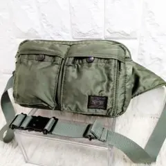 PORTER ポーター タンカー ウエストバッグ セージグリーン カーキ