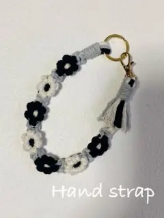 ハンドストラップ／キーストラップ【マクラメ編み】