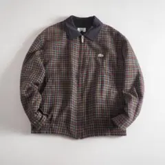 ラコステ　８０ｓ　スイングトップ　チェック柄　ワニ刺繡　美品