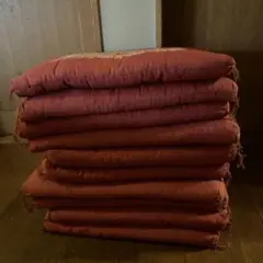 赤系色　座布団 10枚セット