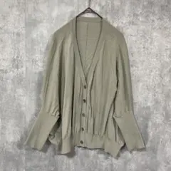 12closet トゥエルブクローゼット　Vネック 長袖カーディガン フリー