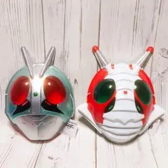 新品 仮面ライダー1号 仮面ライダーV3 お面 おめん 仮面ライダー１号