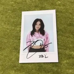 TWICE ジヒョ　チェキ風トレカ　strategy ポラロイド