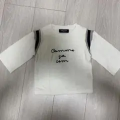 COMME CA ISM 刺繍ニット 90サイズ