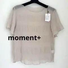 moment+ マジョリカプリーツ 半袖 メローシアープルオーバーのサムネイル