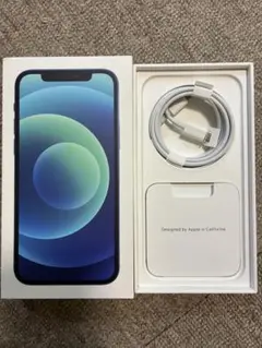Apple iPhone 12 青 本体 充電ケーブル付き128GB