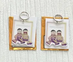 おそ松さん ミックスガーデン ミクガ ペア アクキー 十四松 おそ松
