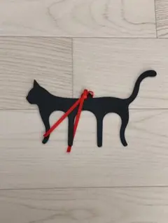猫型 しおり ブックマーク ブラック
