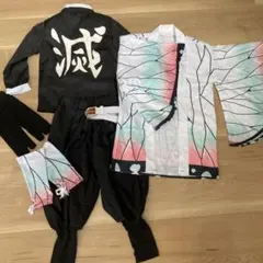 鬼滅の刃　胡蝶しのぶ　子供用着物スタイルコスチューム
