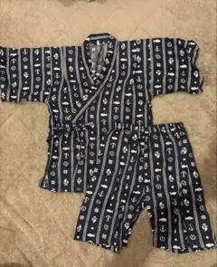 キッズ甚平 サイズ120 海のモチーフ