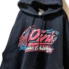 ギルダン ターンザボールピンクタルサ スウェットパーカー ブラック 黒 古着のサムネイル